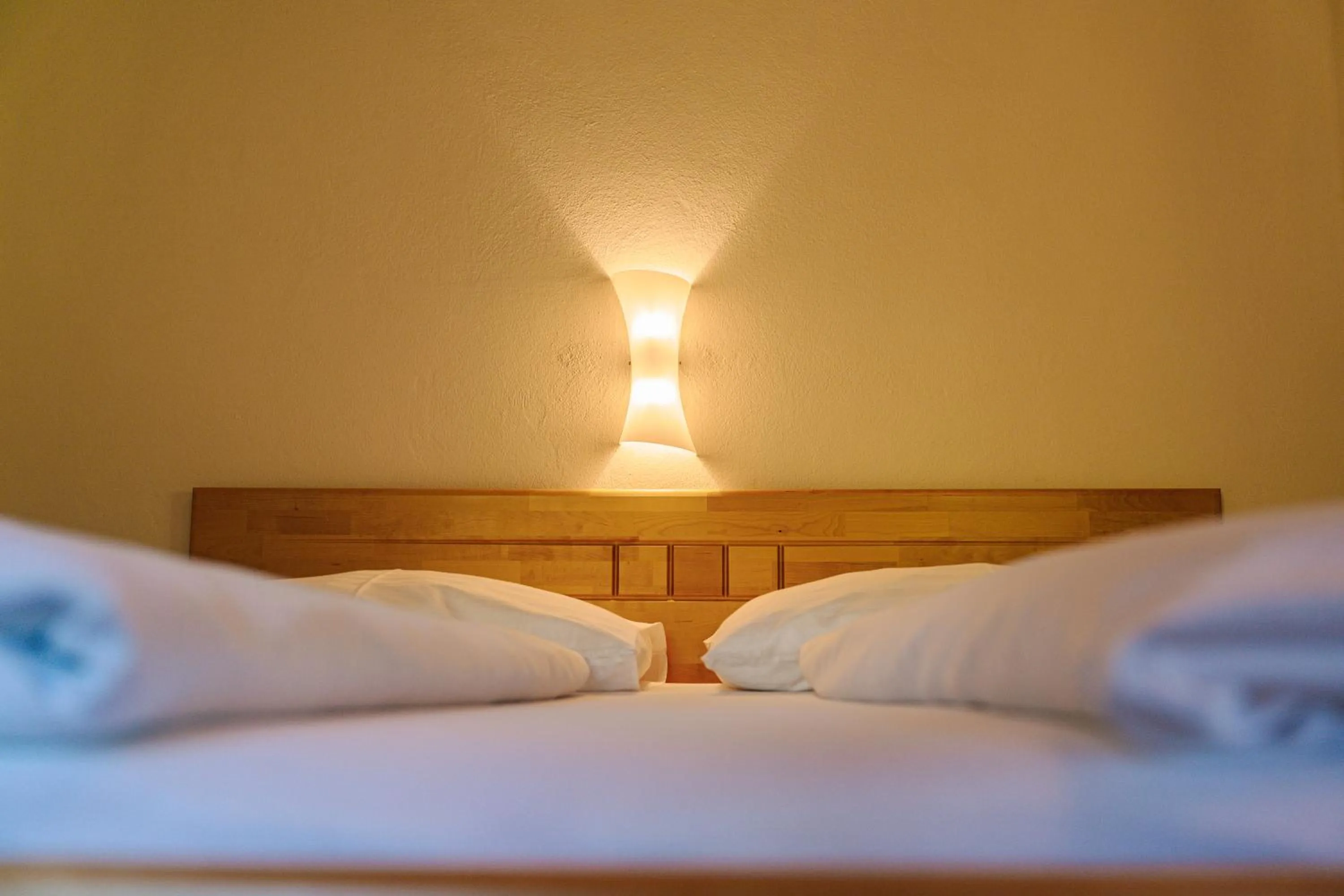 Bed in Pension Schlossberg