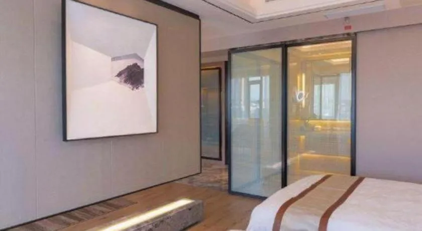 Bed in GreenTree Eastern Dali Railway Station Hotel