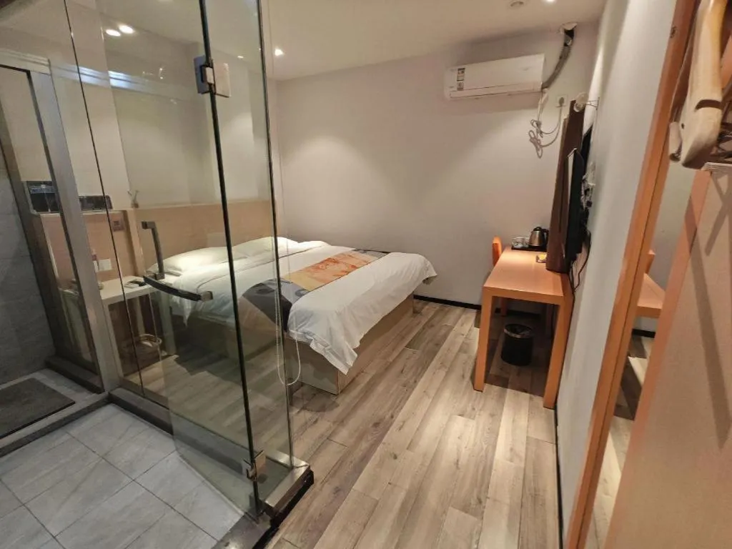 Bed in Shell Nanjing Jiangning District University City Hotel