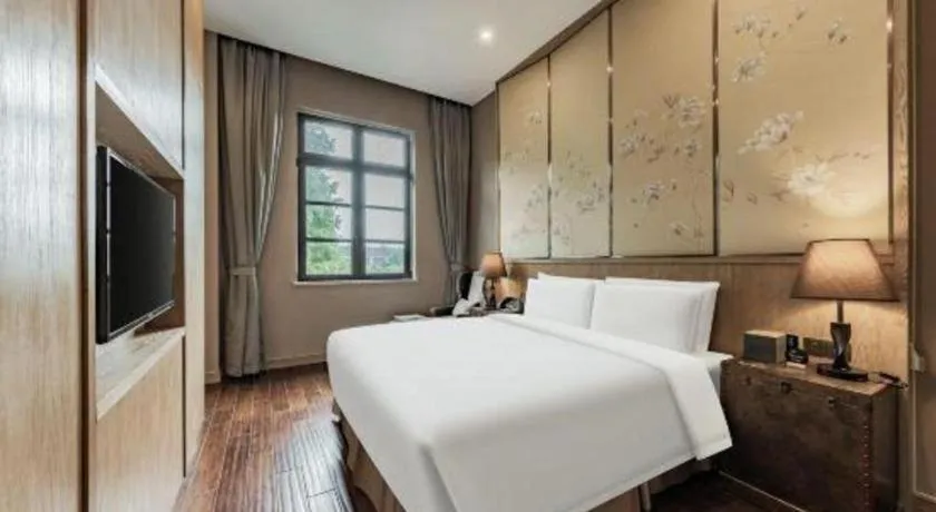 Bed in Atour Hotel Nantong Langshan Scenic Area