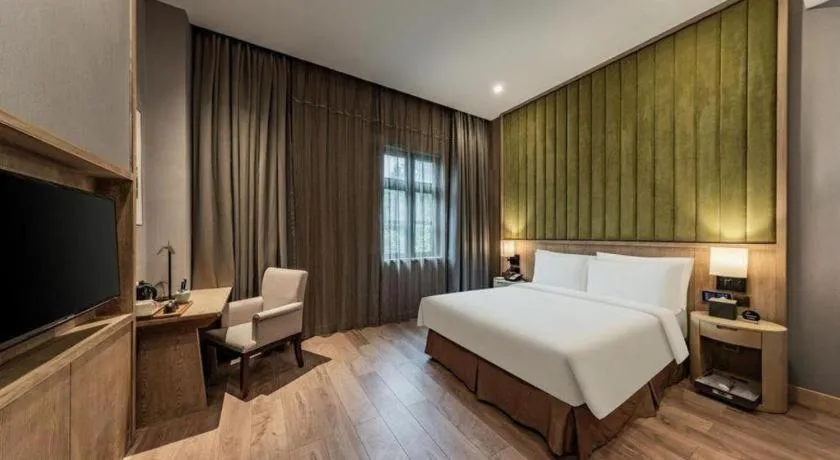 Bed in Atour Hotel Nantong Langshan Scenic Area