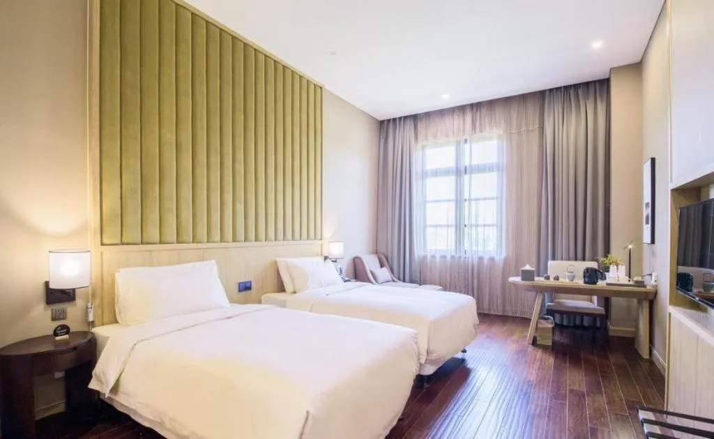 Bed in Atour Hotel Nantong Langshan Scenic Area