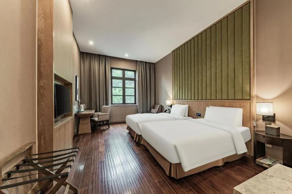 Bed in Atour Hotel Nantong Langshan Scenic Area