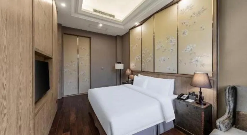 Bed in Atour Hotel Nantong Langshan Scenic Area