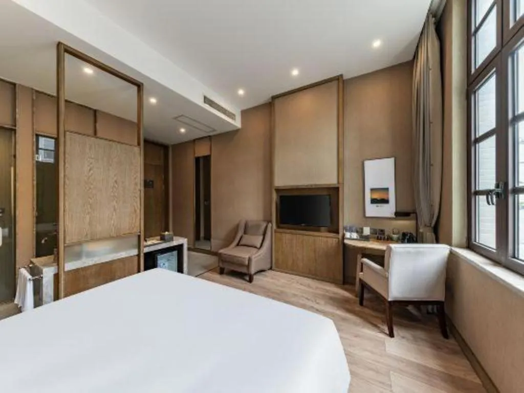 Bed in Atour Hotel Nantong Langshan Scenic Area