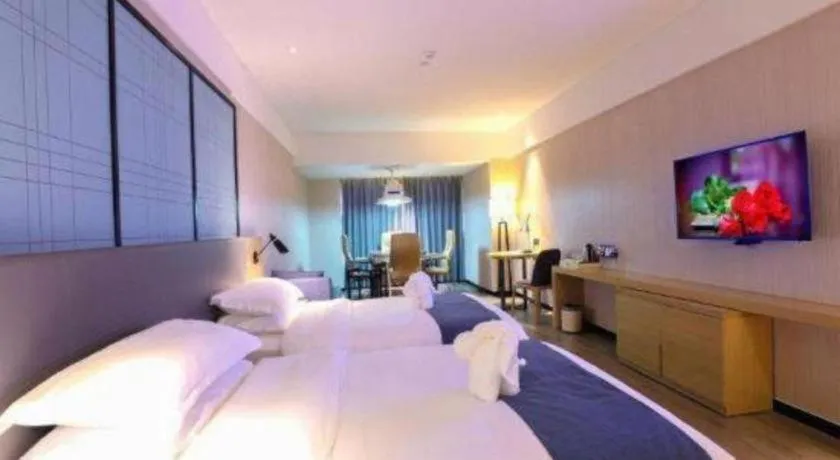 Bed in GreenTree Eastern Hotel Hunan Changsha Xinsha Luositang Metro Station