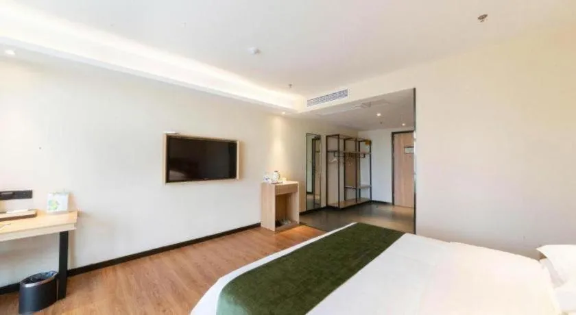 Bed in GreenTree Inn Lu'an Jin'an District Yuanda Xingfuli