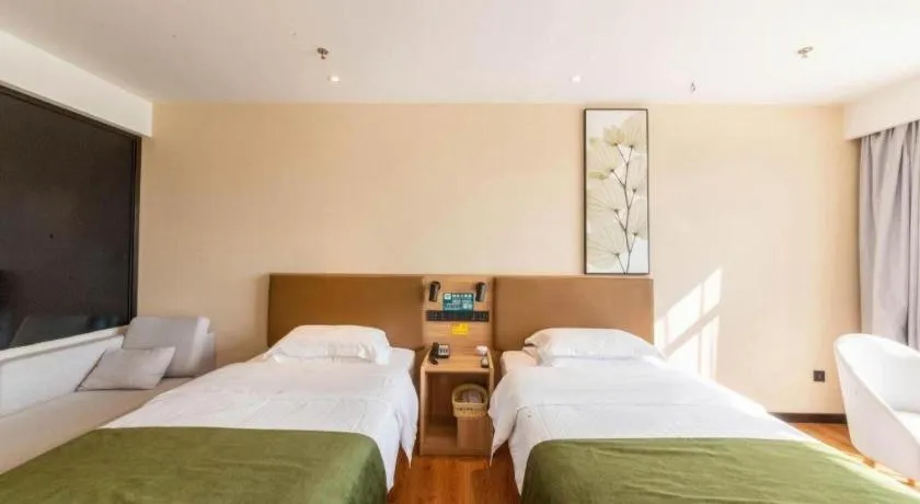 Bed in GreenTree Inn Lu'an Jin'an District Yuanda Xingfuli