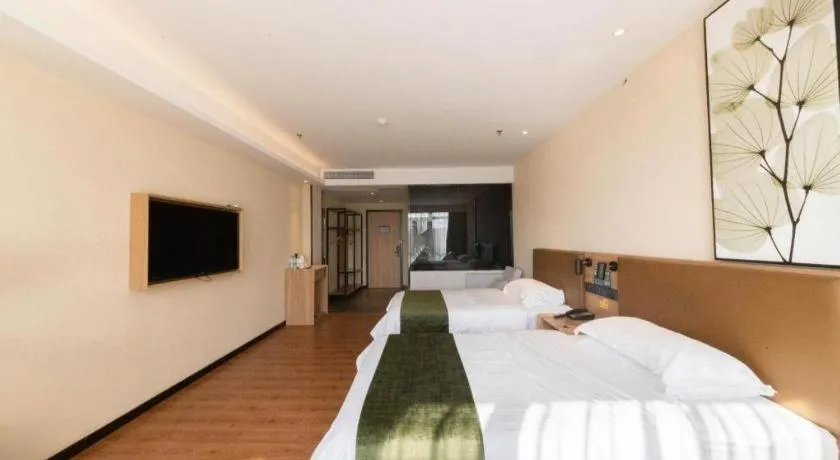 Bed in GreenTree Inn Lu'an Jin'an District Yuanda Xingfuli