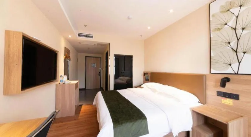 Bed in GreenTree Inn Lu'an Jin'an District Yuanda Xingfuli