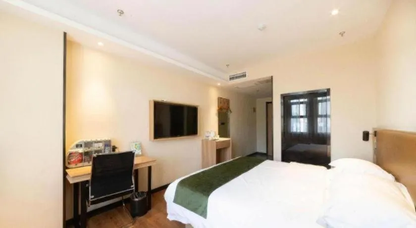 Bed in GreenTree Inn Lu'an Jin'an District Yuanda Xingfuli