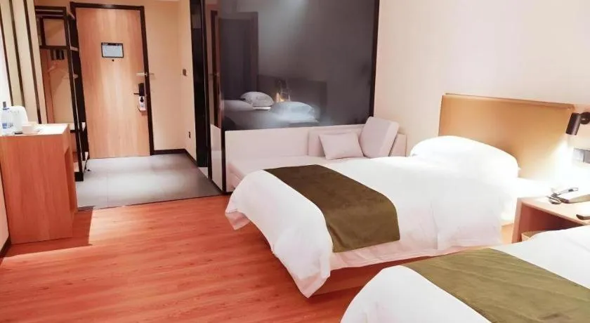 Bed in GreenTree Inn Lu'an Jin'an District Yuanda Xingfuli