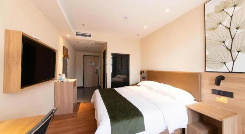 Bed in GreenTree Inn Lu'an Jin'an District Yuanda Xingfuli