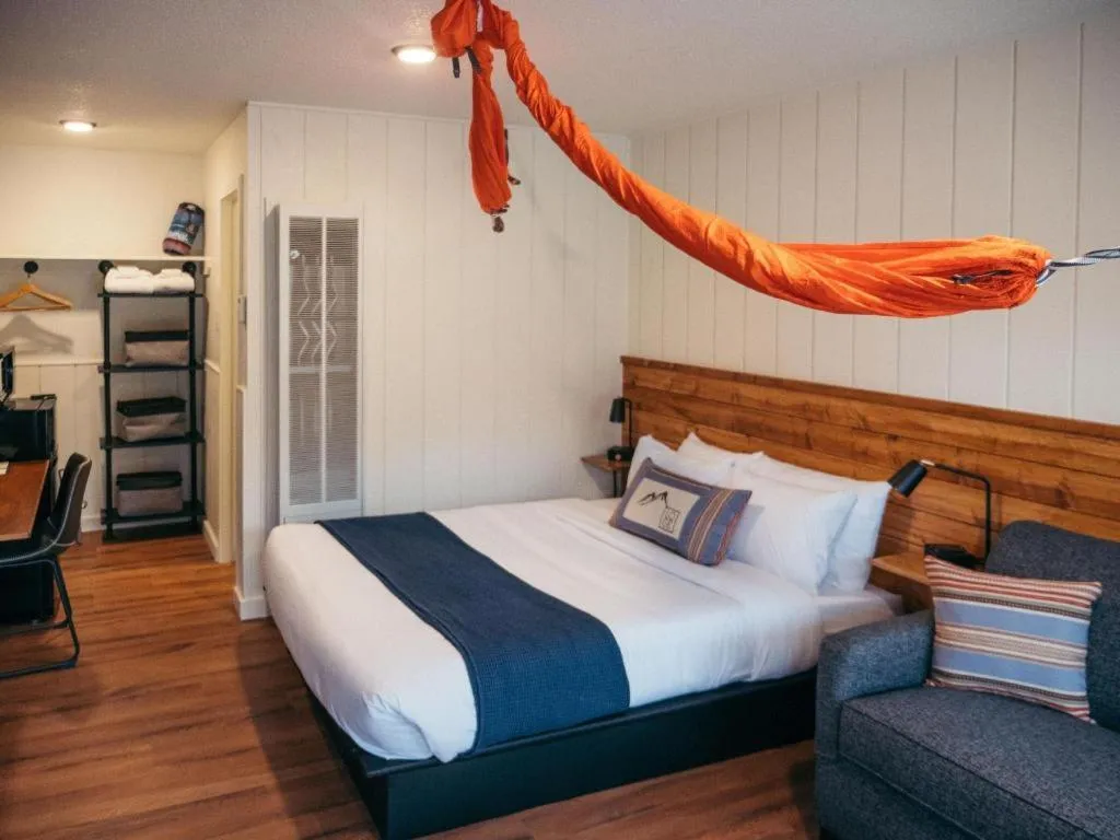 Bed in LOGE Breckenridge