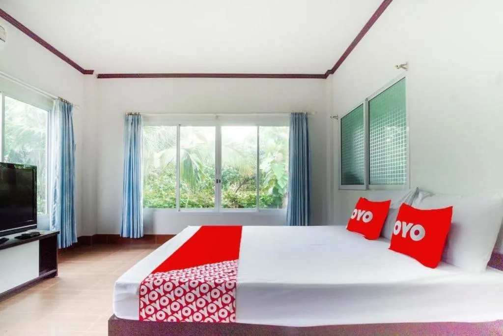 Bed in OYO 1036 Ban Bum Resort