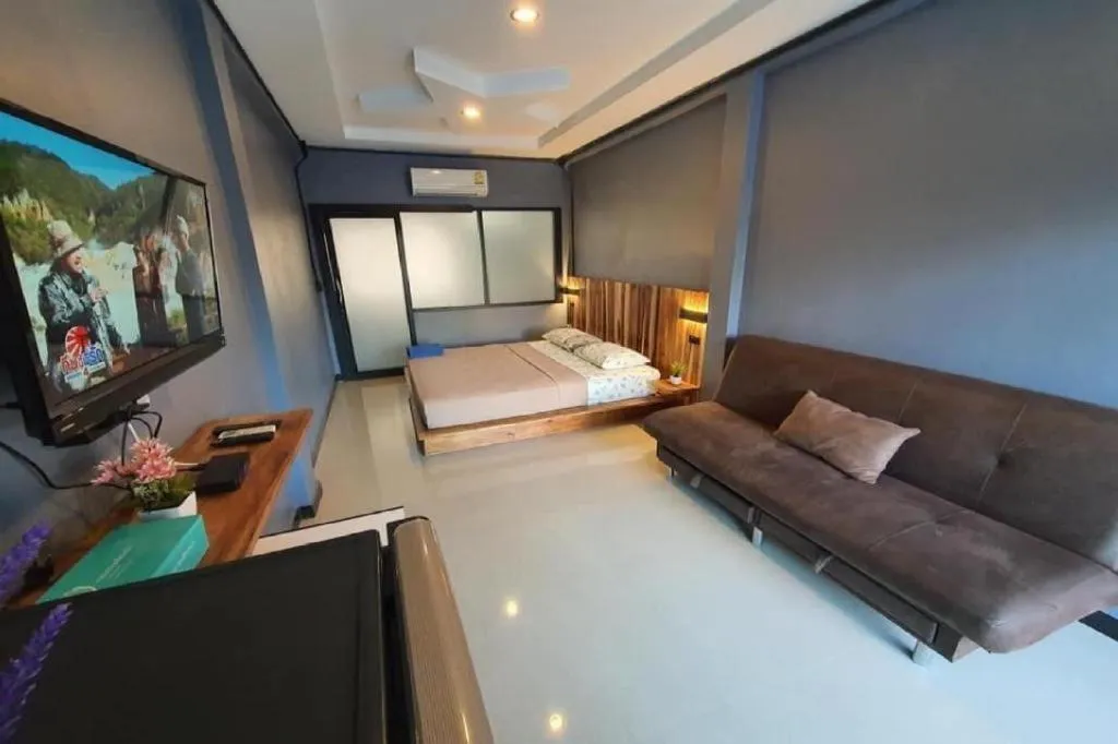 Bed in OYO 75305 T Park Pak Chong