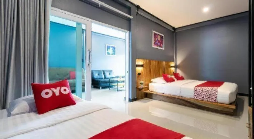 Bed in OYO 75305 T Park Pak Chong