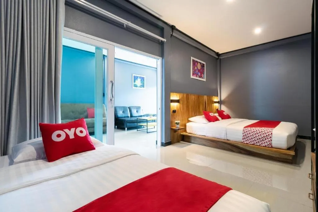 Bed in OYO 75305 T Park Pak Chong