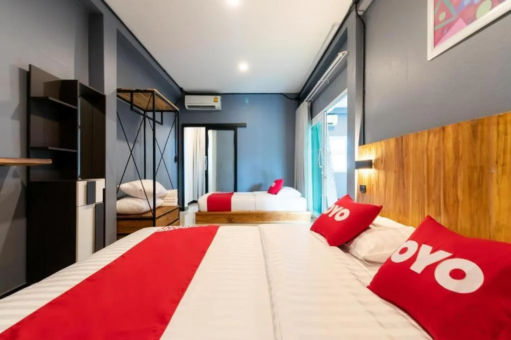 Bed in OYO 75305 T Park Pak Chong