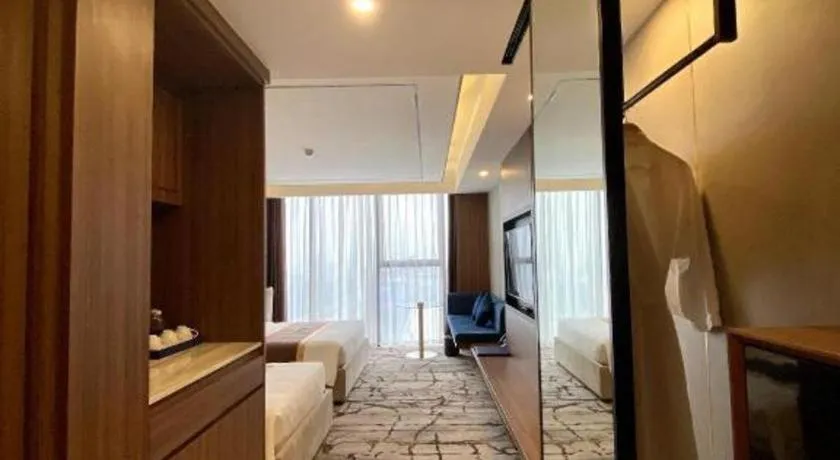 Bed in Khach san Toan Thang Stone