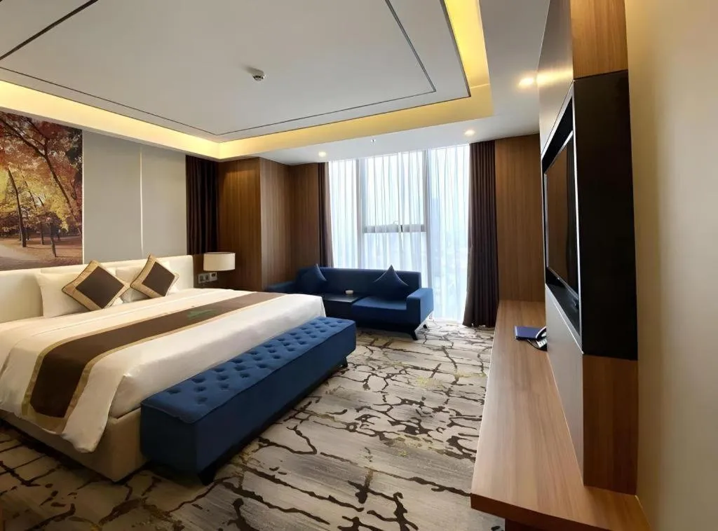 Bed in Khach san Toan Thang Stone