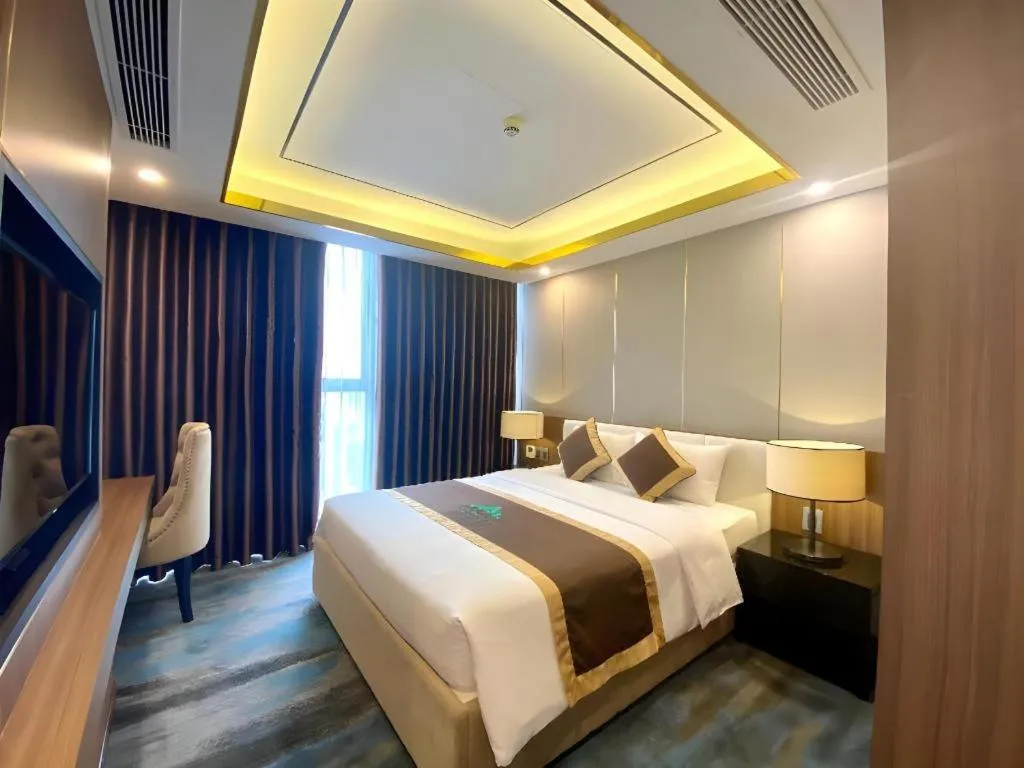 Bed in Khach san Toan Thang Stone