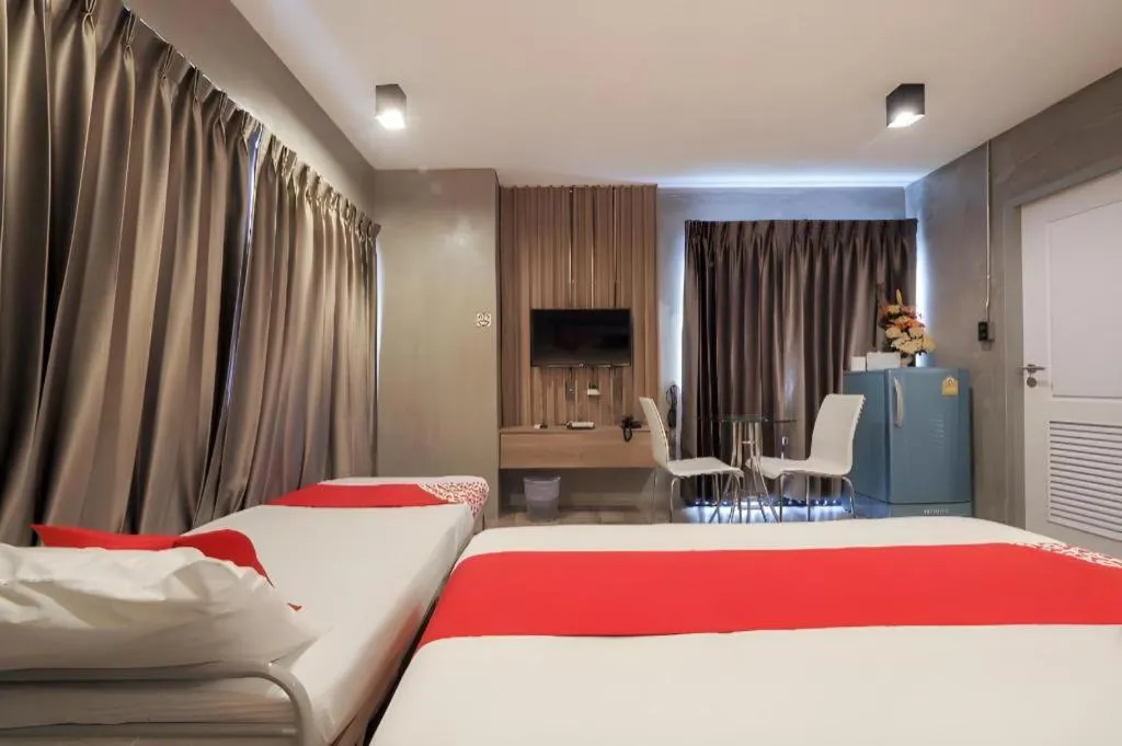 Bed in OYO 75368 Demadre Resort