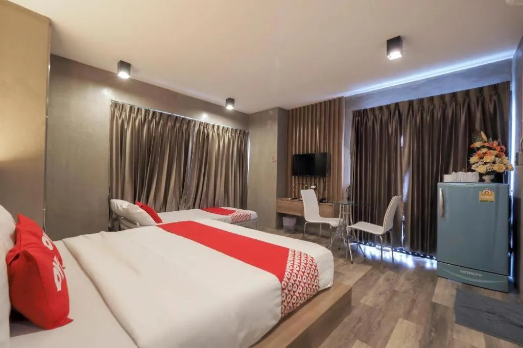 Bed in OYO 75368 Demadre Resort