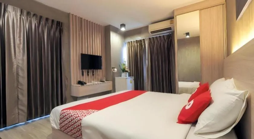 Bed in OYO 75368 Demadre Resort