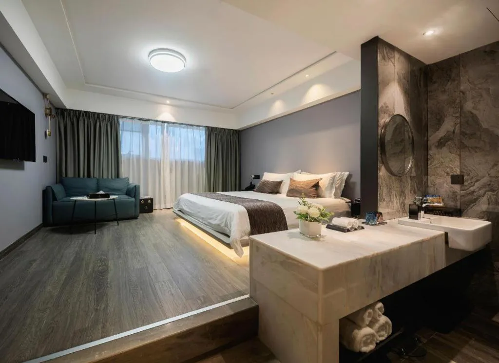 Bed in Taiyi International Hotel