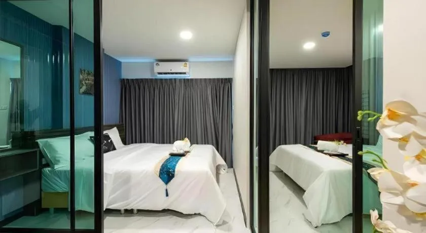 Bed in Metro Hotel Ratchada 36