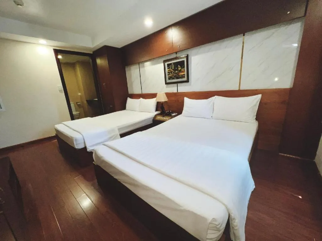 Bed in Nha Trang Crystal Hotel