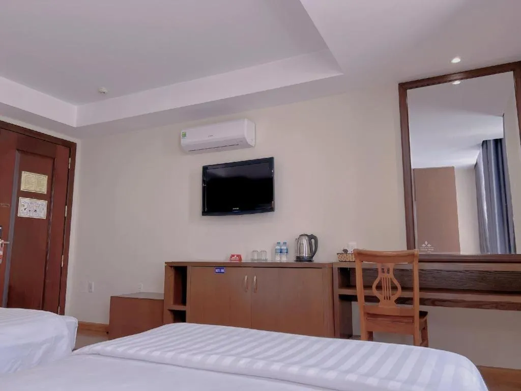 Bed in Nha Trang Crystal Hotel