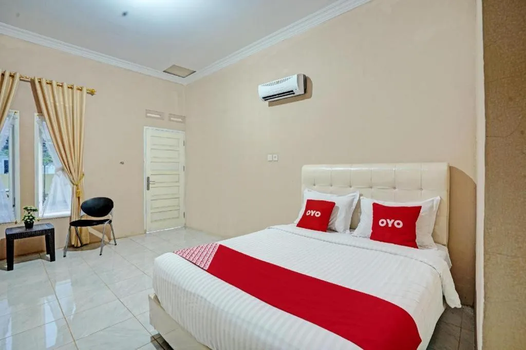 Bed in Hotel O Mutiara Homestay Syariah Near TPA / TPSA Nurul Yakin