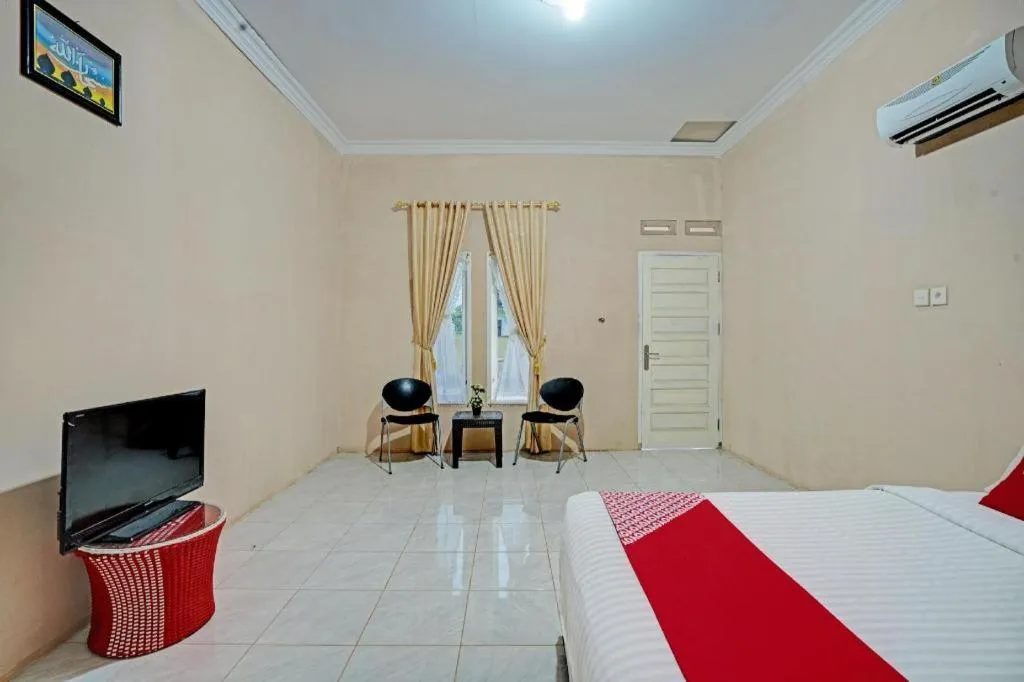 Bed in Hotel O Mutiara Homestay Syariah Near TPA / TPSA Nurul Yakin