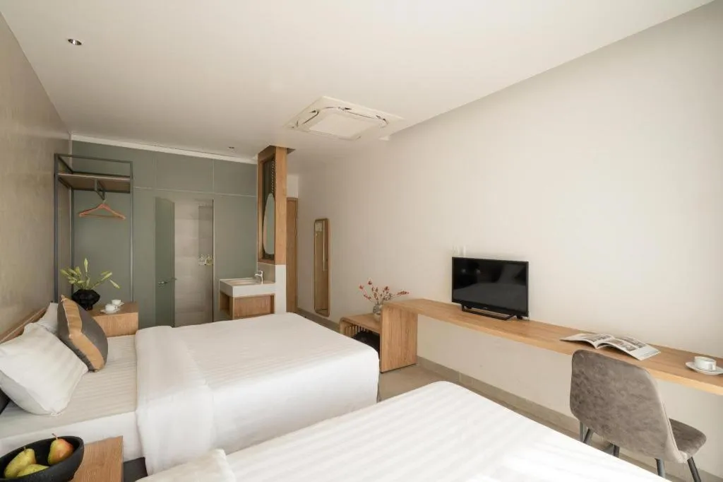 Bed in HẢI AN HOTEL