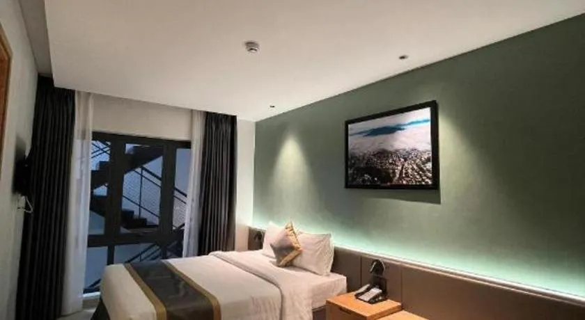 Bed in HẢI AN HOTEL