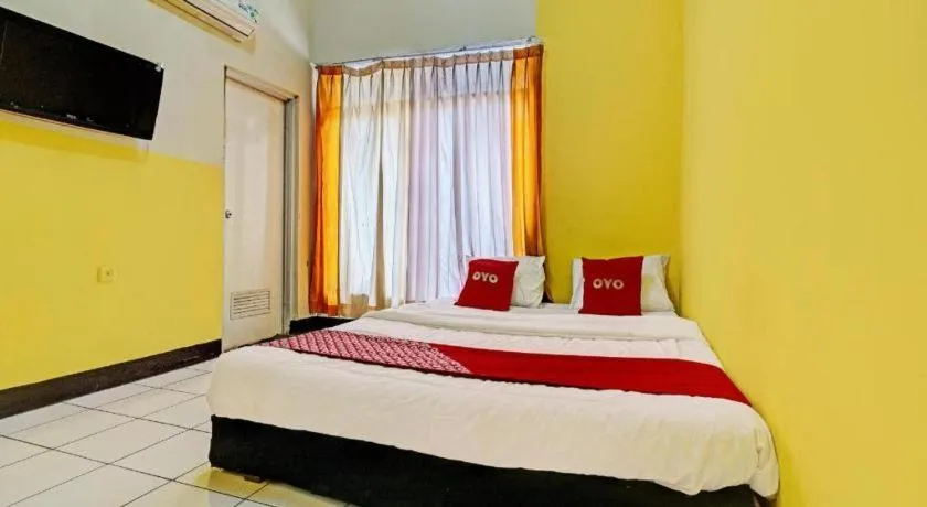 Bed in Hotel O P3 Guest House