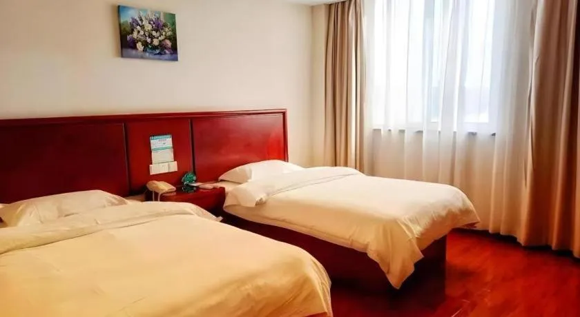 Bed in GreenTree Inn Chuzhou Dingyuan County People's Square General Hospital Business Hotel