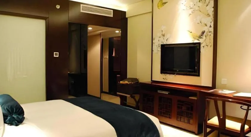 Bed in Meiyuan Hotel Hangzhou