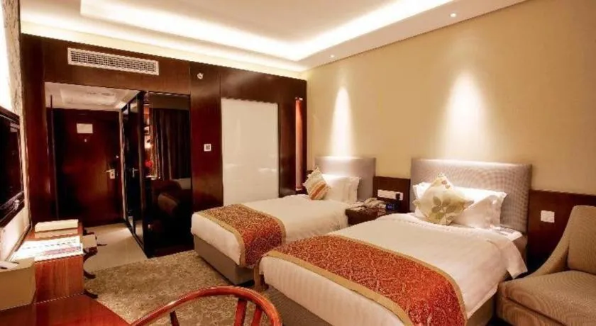 Bed in Meiyuan Hotel Hangzhou