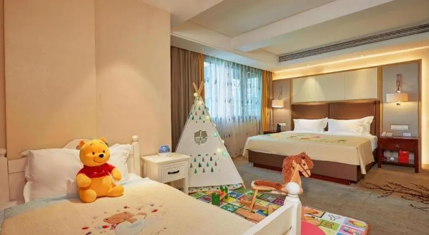 Bed in Meiyuan Hotel Hangzhou