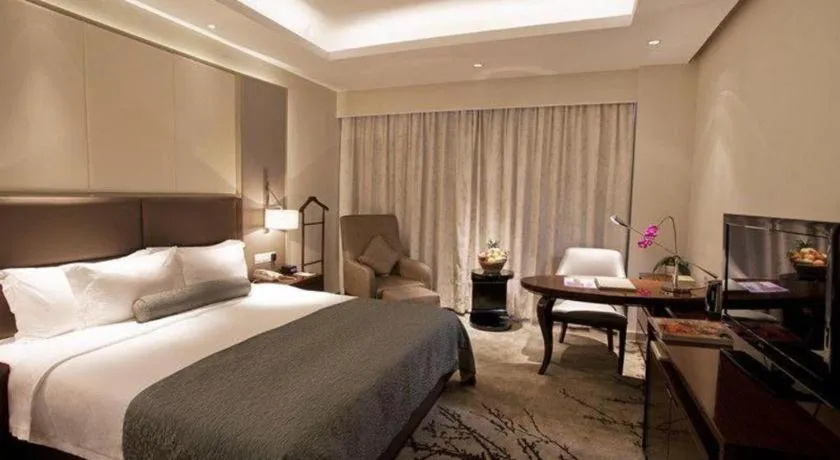 Bed in Meiyuan Hotel Hangzhou