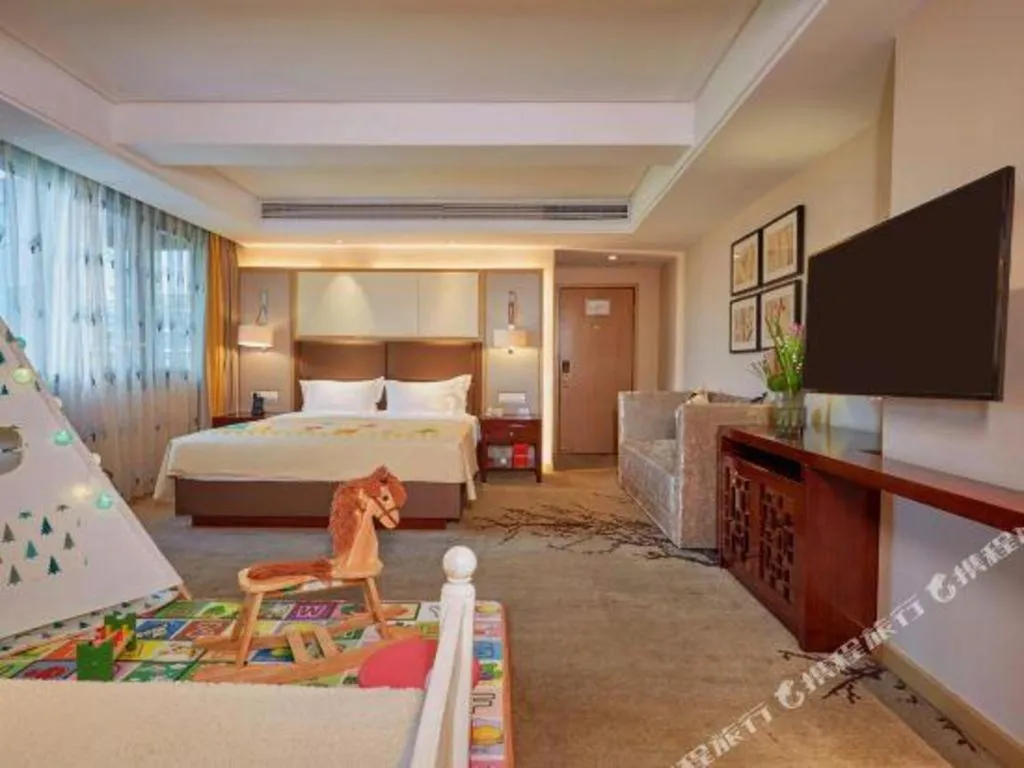 Bed in Meiyuan Hotel Hangzhou