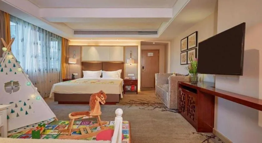 Bed in Meiyuan Hotel Hangzhou