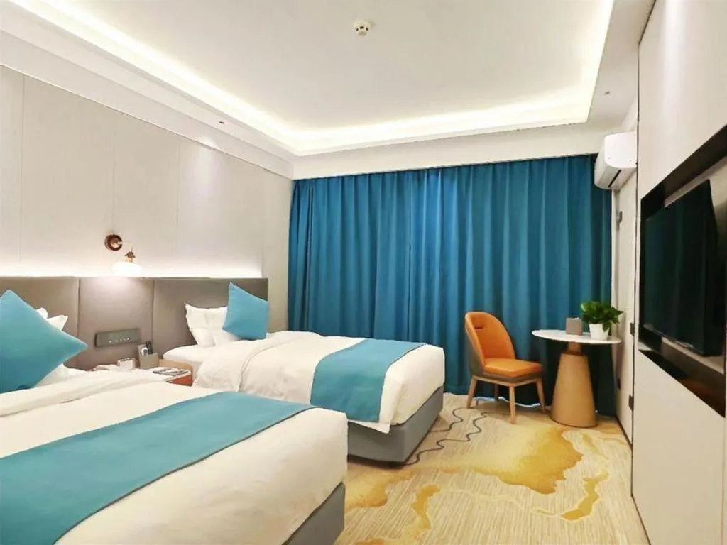 Bed in Meiyuan Hotel Hangzhou