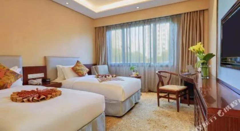 Bed in Meiyuan Hotel Hangzhou