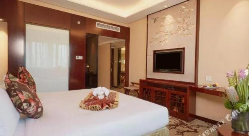 Bed in Meiyuan Hotel Hangzhou