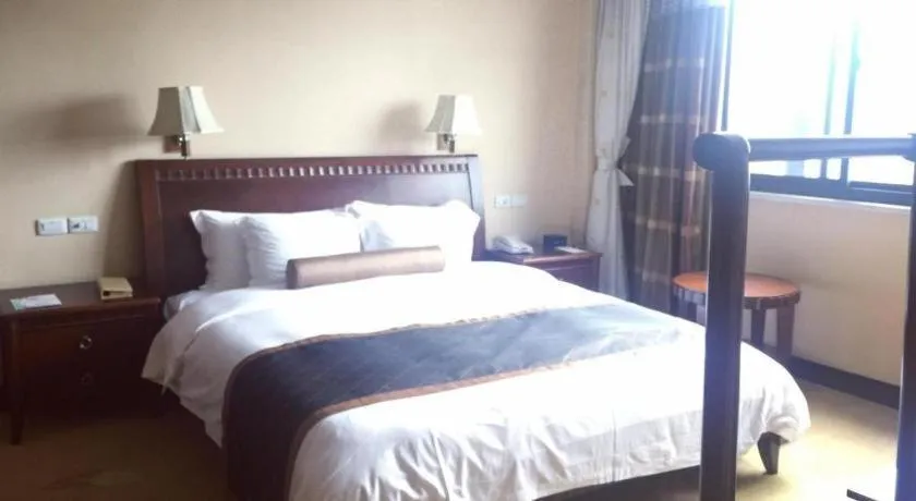 Bed in Meiyuan Hotel Hangzhou