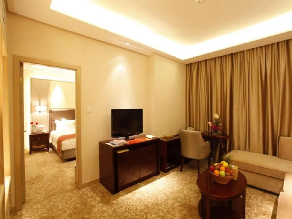 Bed in Meiyuan Hotel Hangzhou